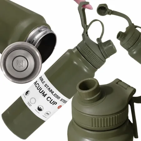 Termos bidon termiczny kubek pojemny 700ml z uchwytem na ciepłe zimne-5907451390924