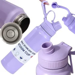 Termos bidon termiczny kubek pojemny 700ml z uchwytem na ciepłe zimne-5907451390948