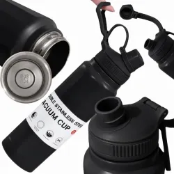 Termos bidon termiczny kubek pojemny 700ml z uchwytem na ciepłe zimne-5907451390917