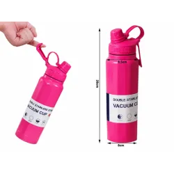 Termos bidon termiczny kubek pojemny 700ml z uchwytem na ciepłe zimne-5907451390931