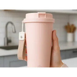 Kubek samomieszający 350ml stalowy termos na zimne i gorące smycz usb-5907451390894