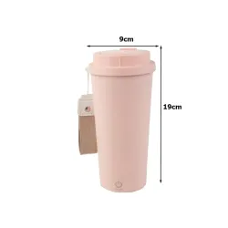 Kubek samomieszający 350ml stalowy termos na zimne i gorące smycz usb-5907451390894