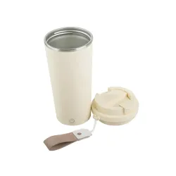 Kubek samomieszający 350ml stalowy termos na zimne i gorące smycz usb-5907451390900