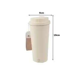 Kubek samomieszający 350ml stalowy termos na zimne i gorące smycz usb-5907451390900
