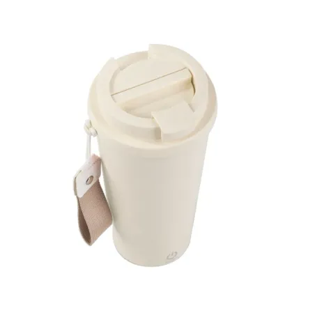 Kubek samomieszający 350ml stalowy termos na zimne i gorące smycz usb-5907451390900