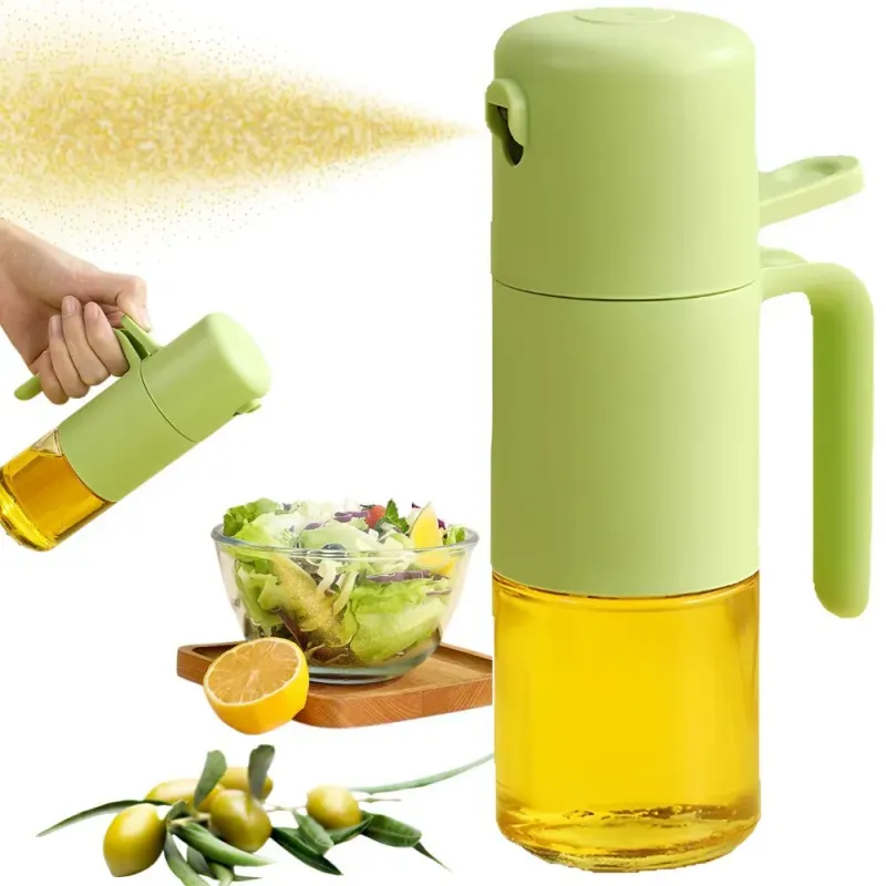Spryskiwacz do oleju oliwy octu dozownik w sprayu 210ml szklany rozpylacz-5907451390849