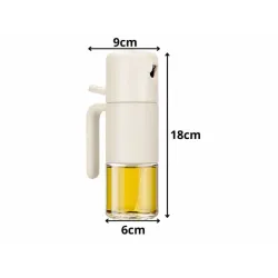 Spryskiwacz do oleju oliwy octu dozownik w sprayu 210ml szklany rozpylacz-5907451390863