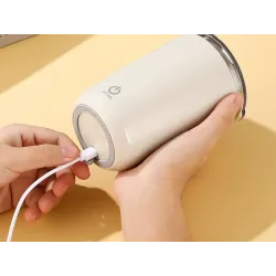 Kubek samomieszający 350ml stalowy termos na zimne i gorące smycz usb-5907451390887