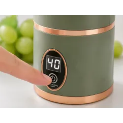 Blender kielichowy bezprzewodowy smoothie kubek mikser 450 ml zielony-5907451391013