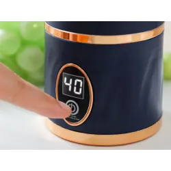 Blender kielichowy bezprzewodowy smoothie kubek mikser 450ml granatowy-5907451391006