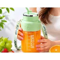 Bidon blender butelka usb 1200ml kubek do smoothie shaker ze słomką-5907451389966