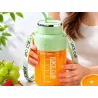 Bidon blender butelka usb 1200ml kubek do smoothie shaker ze słomką-5907451389966