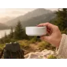 Składany kubek silikonowy z pokrywką 200 ml turystyczny na biwak plażę-5907451383827