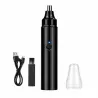 Trymer do nosa i uszu elektryczny usb 2W czarny maszynka do włosków-5907451383087