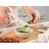 Zestaw noży kuchennych 4 noże nożyczki obieraczka do mięsa warzyw-5907451383650