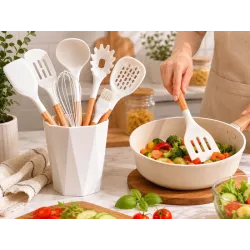 Przybory kuchenne silikonowe zestaw przyborów kuchennych akcesoria 11 el-5907451383612