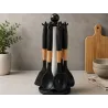 Silikonowy zestaw przyborów kuchennych 6 el ze stojakiem akcesoria kuchenne-5907451383582