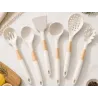 Silikonowy zestaw przyborów kuchennych 6 el ze stojakiem akcesoria-5907451383575
