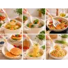 Silikonowy zestaw przyborów kuchennych 6 el ze stojakiem akcesoria-5907451383575