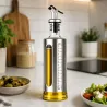 Dozownik butelka do oliwy i oleju 500ml z miarką stalowy nalewak-5907451383452