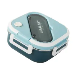 Śniadaniówka z przegródkami pojemnik sztućce lunchbox do mikrofali 1000ml-5907451378793