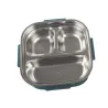 Śniadaniówka z przegródkami pojemnik sztućce lunchbox do mikrofali 1000ml-5907451378793