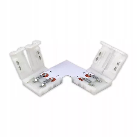 Złączka do taśmy LED kątowa 10mm typ L do taśm jedno barwnych-5903002031285
