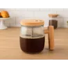 Kubek 400ml samomieszający do kawy herbaty napojów szklany elektryczny-5907451373804