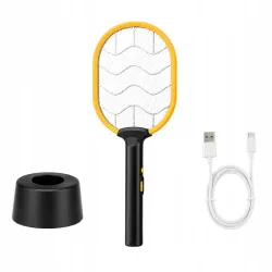 Elektryczna łapka na komary muchy owady ćmy usb lampa uv rakieta-5907451383131