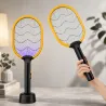 Elektryczna łapka na komary muchy owady ćmy usb lampa uv rakieta-5907451383131
