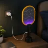 Elektryczna łapka na komary muchy owady ćmy usb lampa uv rakieta-5907451383131