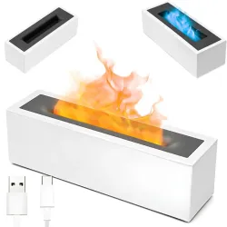 Nawilżacz powietrza led ultradźwiękowy płomień aromaterapia dyfuzor-5907451390467