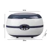 Myjka ultradźwiękowa 600ml sterylizator kosmetyczny 35w 40khz płuczka-5907451333723