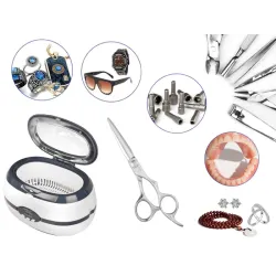 Myjka ultradźwiękowa 600ml sterylizator kosmetyczny 35w 40khz płuczka-5907451333723