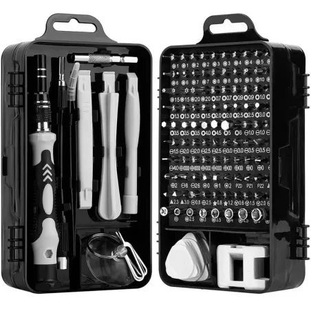 Zestaw precyzyjnych śrubokrętów torx wkrętaki 115w1 dla amatorów-5907451330326