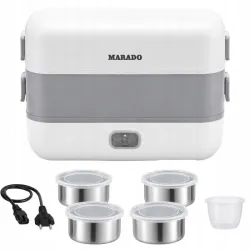 Elektryczny lunch box podgrzewacz do jedzenia termos 200w 4 pojemniki-5907451389737