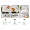 Elektryczny lunch box podgrzewacz do jedzenia termos 200w 4 pojemniki-5907451389737
