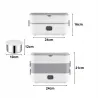 Elektryczny lunch box podgrzewacz do jedzenia termos 200w 4 pojemniki-5907451389737