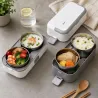 Elektryczny lunch box podgrzewacz do jedzenia termos 200w 4 pojemniki-5907451389737
