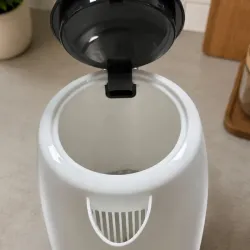Czajnik elektryczny bezprzewodowy cichy mocny led 2,3l 1500w biały-5907451389645