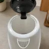 Czajnik elektryczny bezprzewodowy cichy mocny led 2,3l 1500w biały-5907451389645
