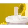 Kubek niekapek dla dziecka do picia silikonowe uchwyty 300ml ze słomką-5907451391754