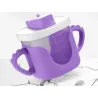 Kubek niekapek dla dziecka do picia silikonowe uchwyty 300ml ze słomką-5907451391730