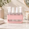 Zestaw butelek podróżnych pojemniki 4x50ml na kosmetyki organizer-5907451382547