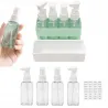 Zestaw butelek podróżnych pojemniki 4x50ml na kosmetyki organizer-5907451382554