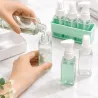 Zestaw butelek podróżnych pojemniki 4x50ml na kosmetyki organizer-5907451382554