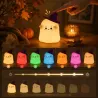 Lampka nocna led duszek dekoracja halloween rgb dotykowa silikonowa-5907451381809