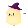 Lampka nocna led duszek dekoracja halloween rgb dotykowa silikonowa-5907451381809