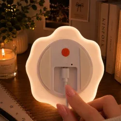 Lampka nocna led duszek dekoracja halloween rgb dotykowa silikonowa-5907451381809