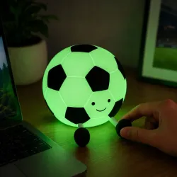 Lampka led piłka nożna silikonowa miękka kolorowa usb rgb dotykowa-5907451381786